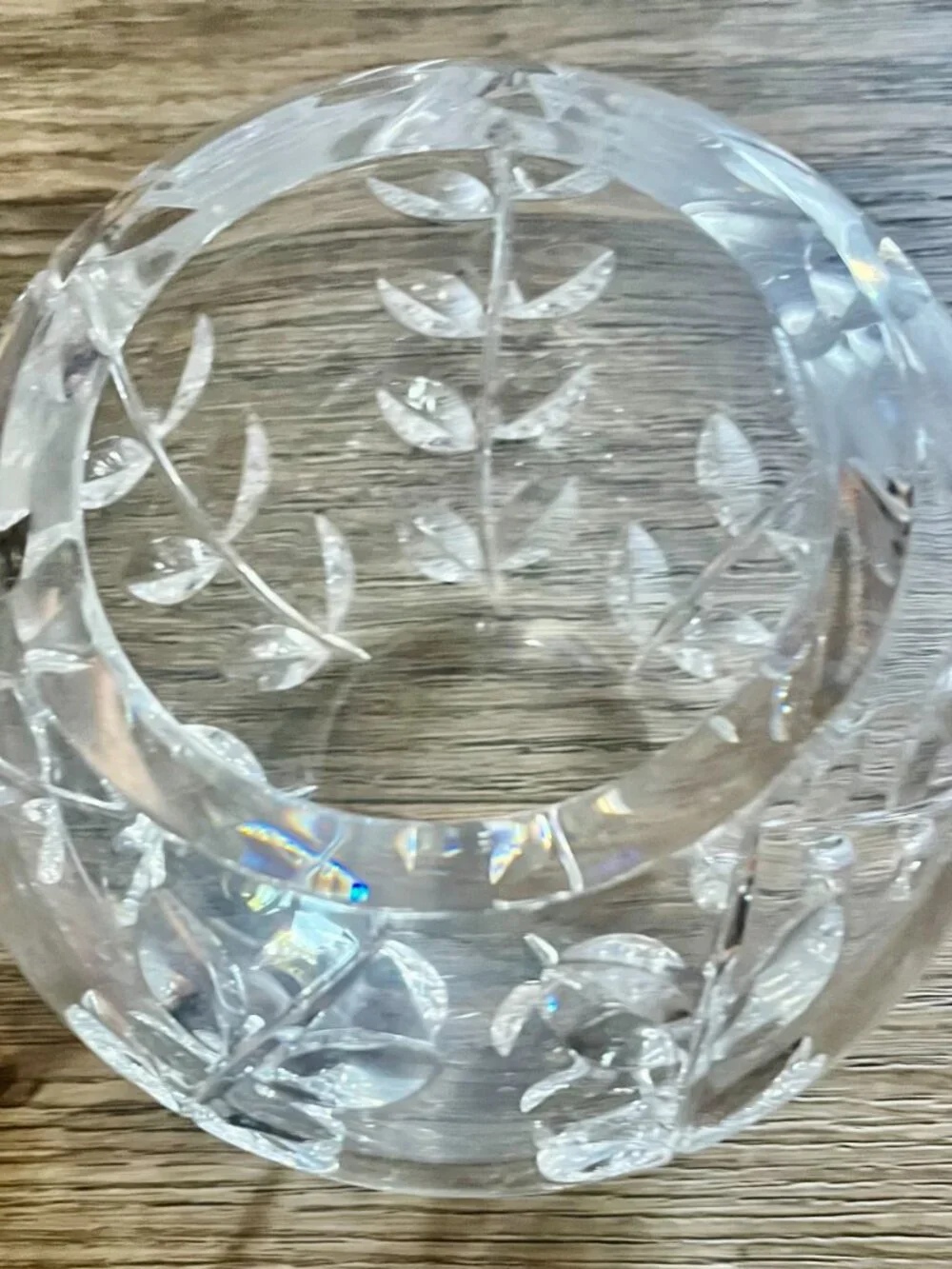 Vintage Crystal Tiffany & Co Vase